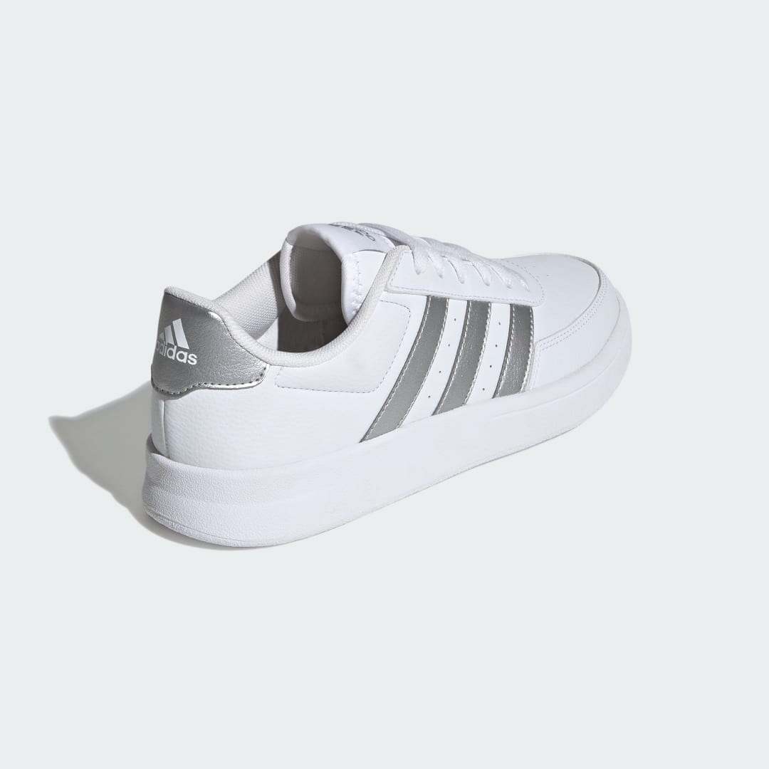 

adidas Tenis Breaknet 2.0 Mujer, Blanco/plata gris/blanco