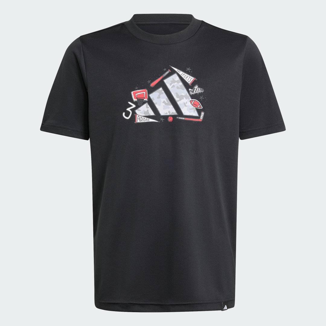 Thumbnail - CLIMACOOL T-Shirt mit Camouflage-Grafik für Kinder