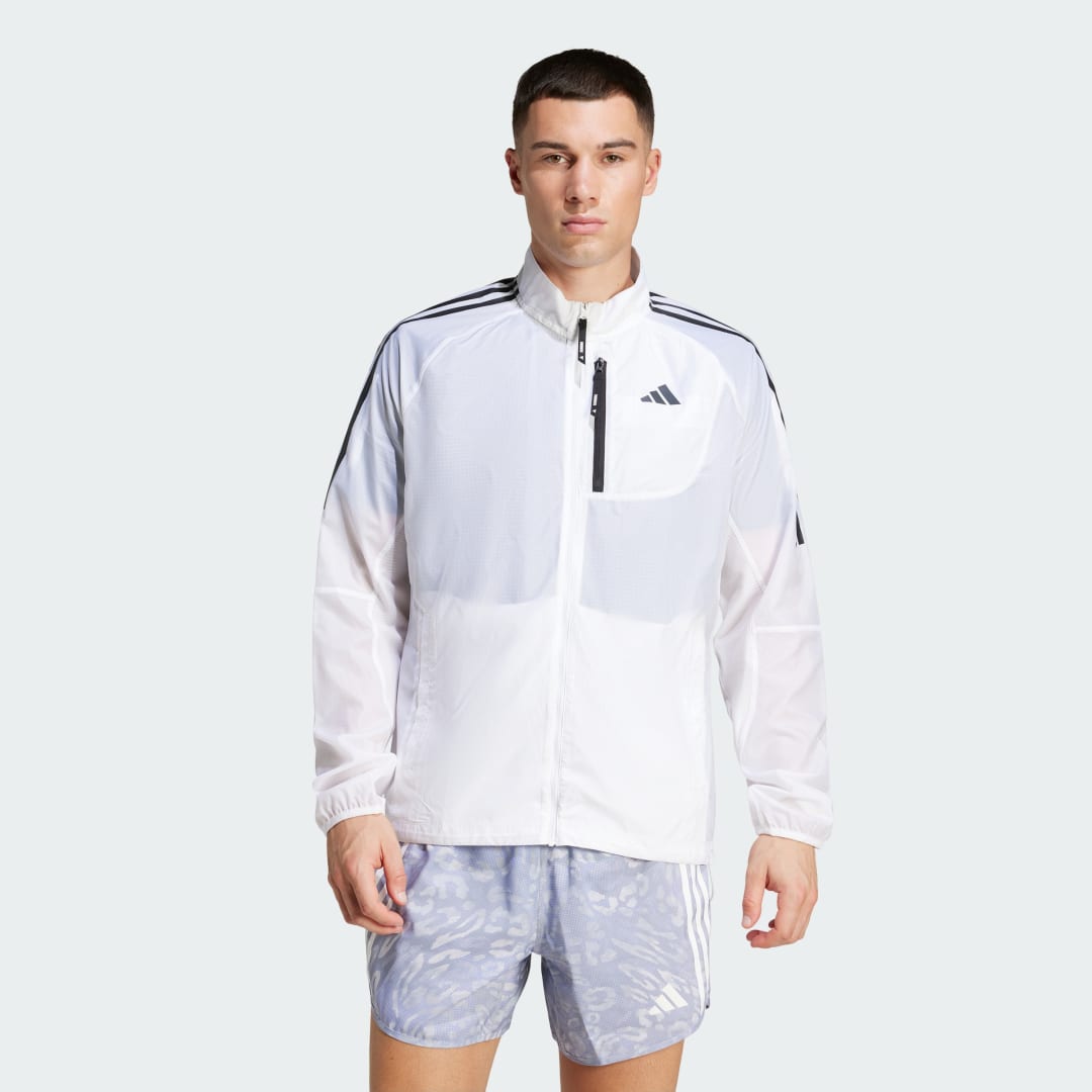 Adidas Own the Run 3-Stripes Opvouwbaar Jack