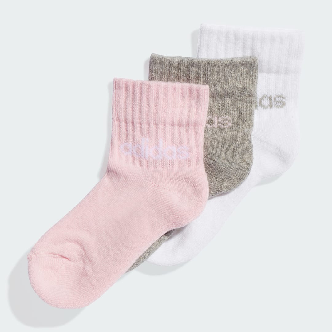 Adidas Outlet Value Linear Kids Enkelsokken 3 Paar