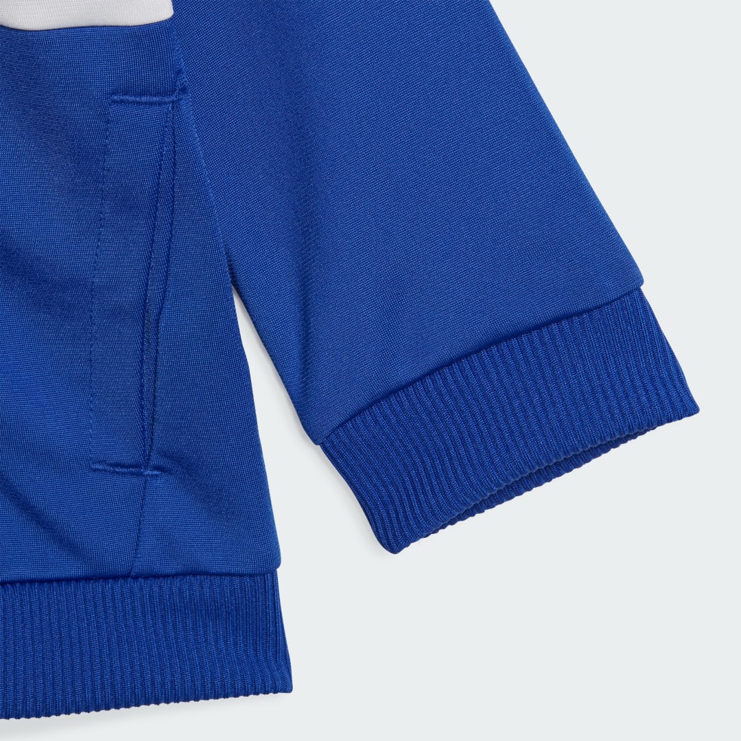

adidas Conjunto Tiberio 3 Rayas Colorblock Shiny Niños Niño, Blanco