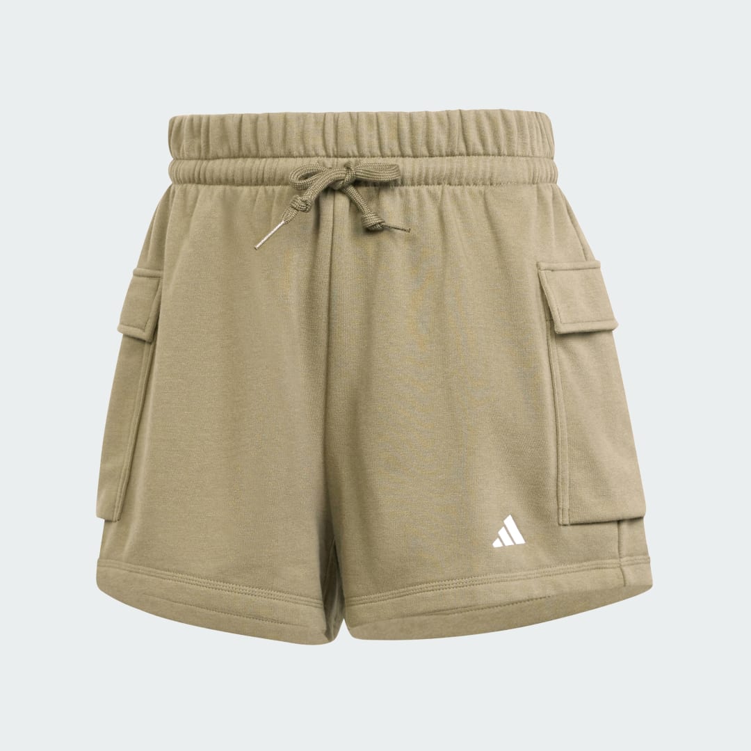 Adidas Essentials Small Logo French Terry Cargo Short