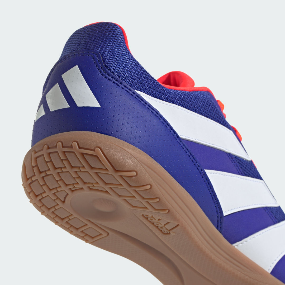 

adidas Calzado de Fútbol Predator Club Fútsal Cancha Cubierta Unisex, Blanco/lucid azul/solar rojo