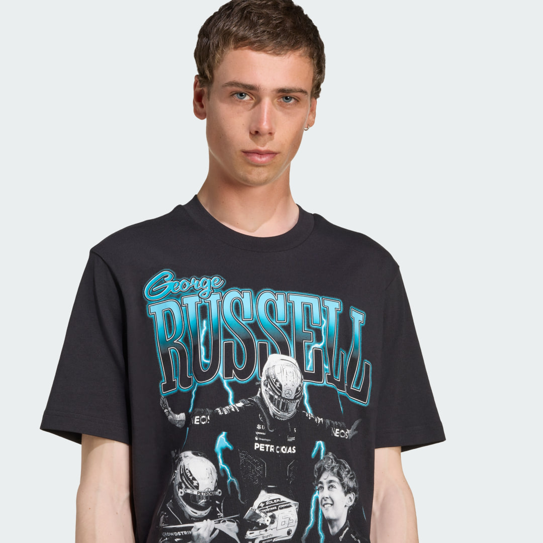 Adidas Mercedes AMG Petronas Formula One Team George Russell Graphic T-shirt
