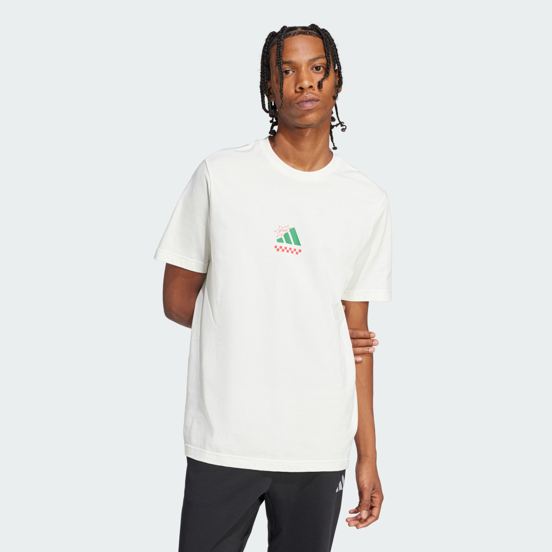 Vêtements adidas sportswear PIZZA TEE pour Accessoires - vue 4