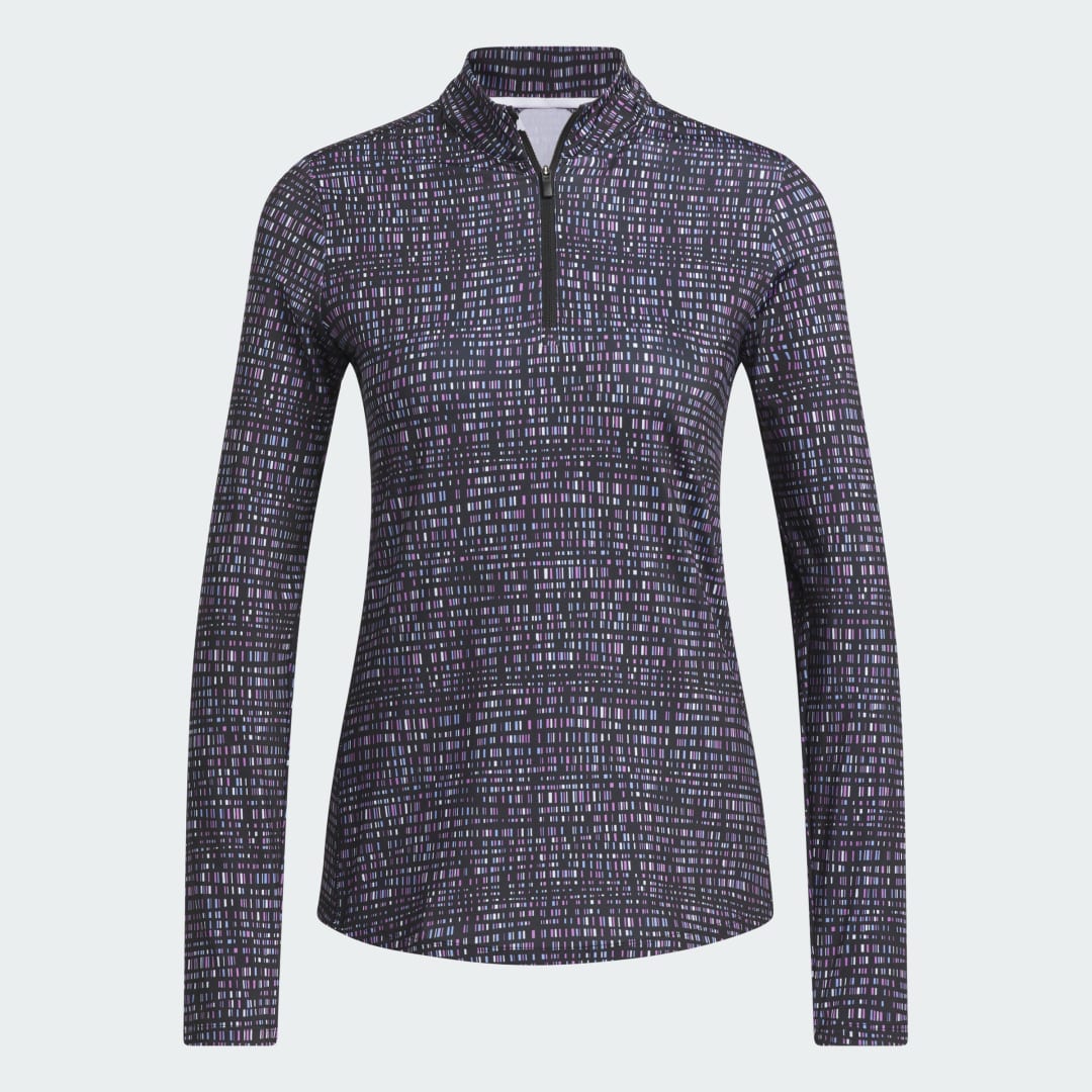 Adidas Ultimate365 Printed Shirt met Korte Rits