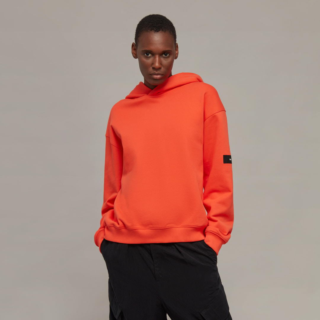 Sweat-shirt à capuche boxy en coton bio Y-3