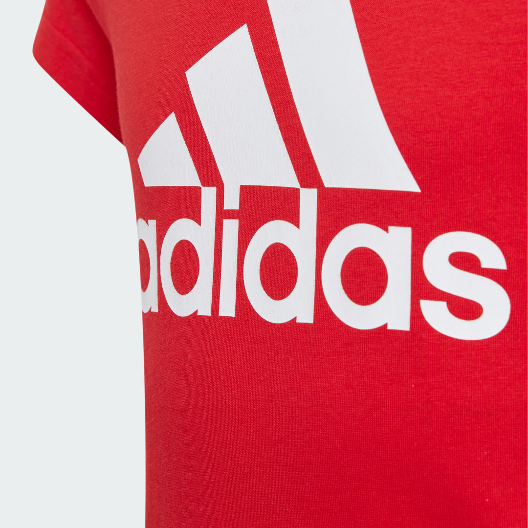 

adidas Camiseta Essentials Logo Grande Algodón Niño, Blanco