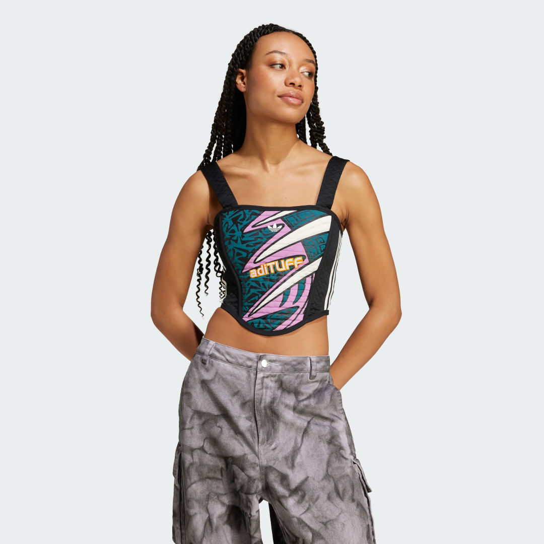 Adidas Originals Top met logo Multicolor Dames