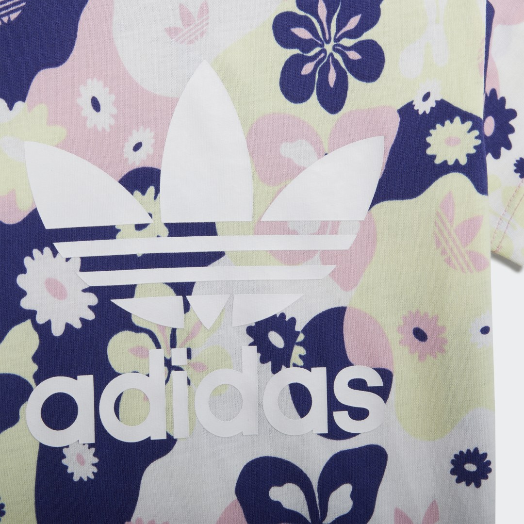 фото Футболка flower allover print adidas originals