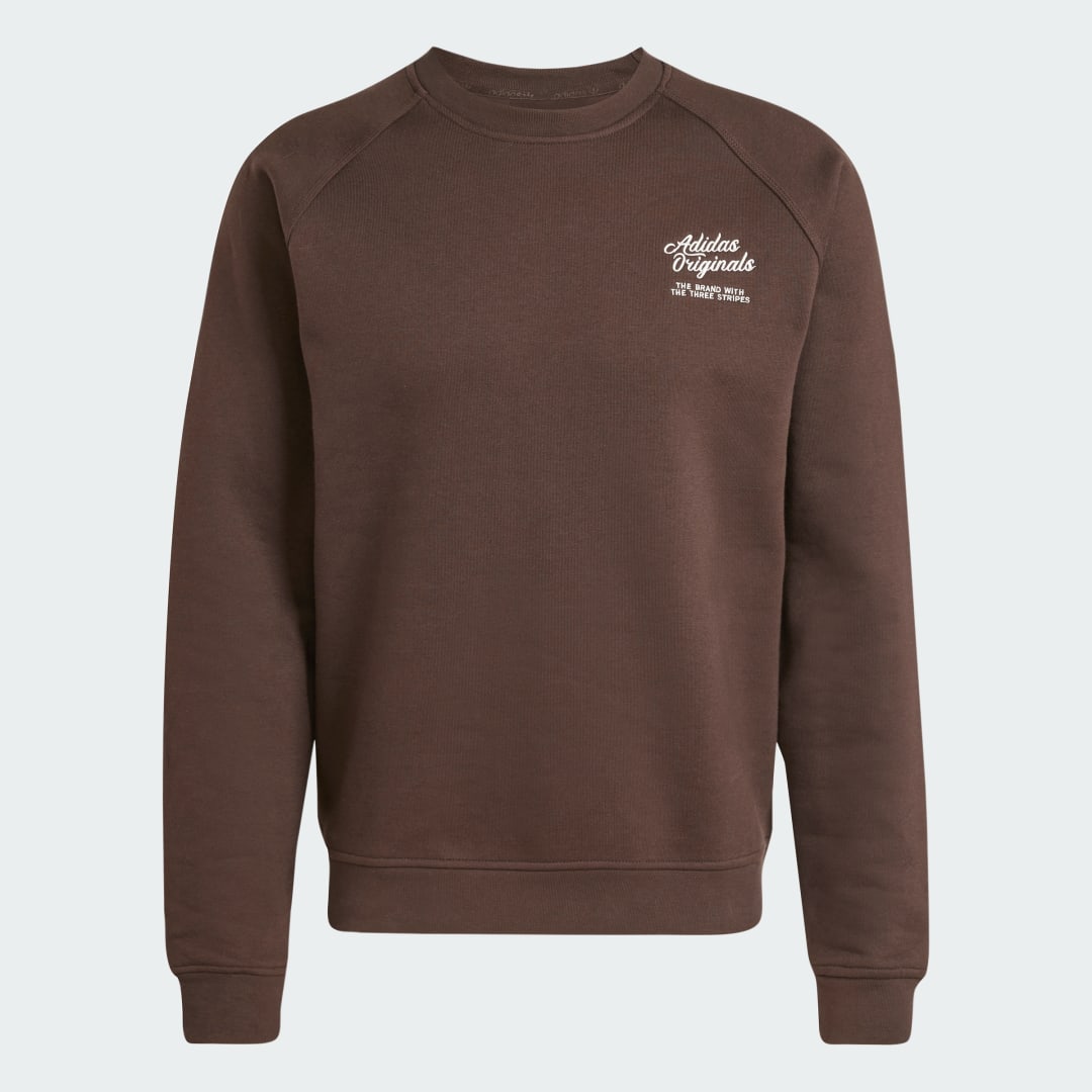Adidas Diner Text Graphic Fleece Sweatshirt