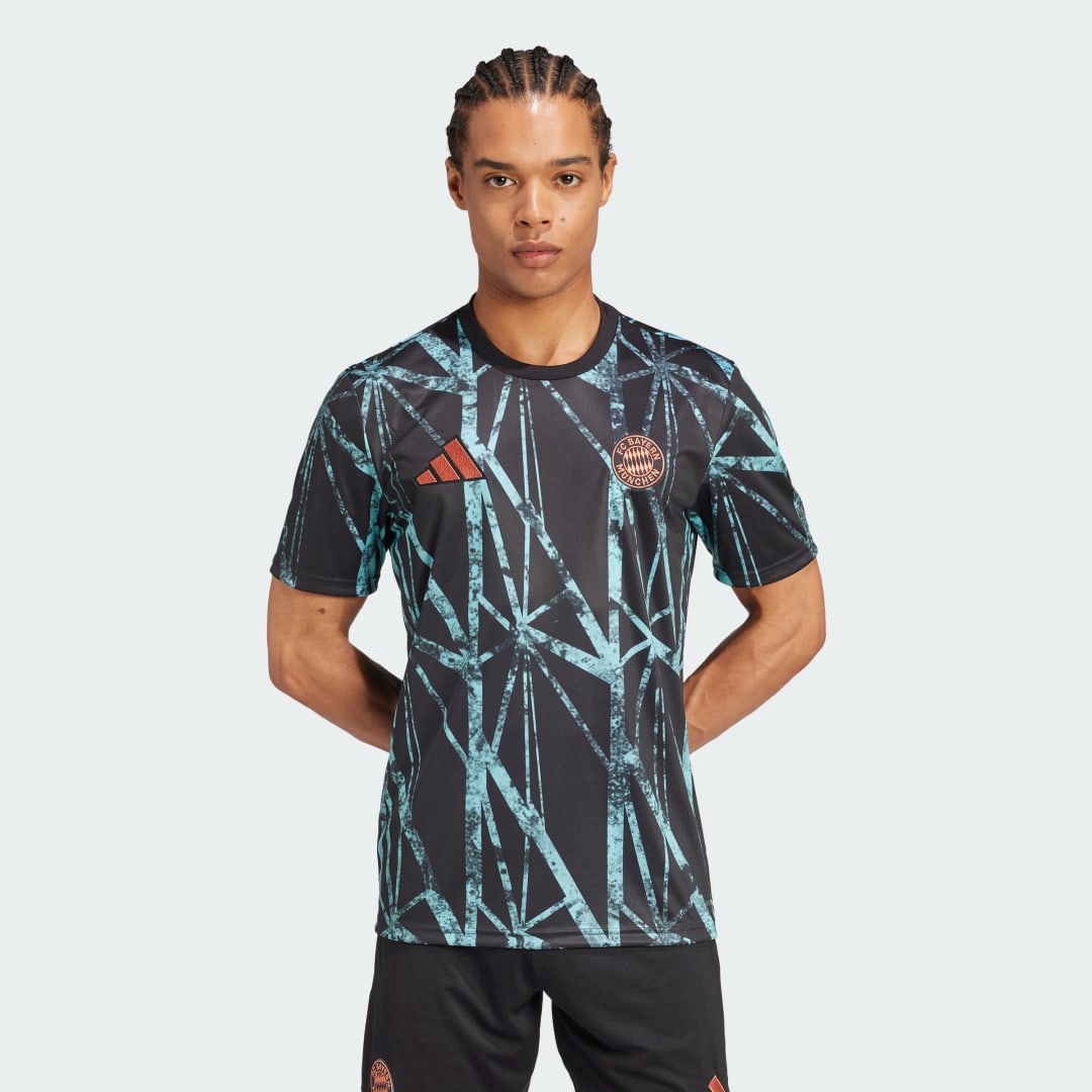 Adidas FC Bayern Munich Pre Match Shirt Black- Heren Black