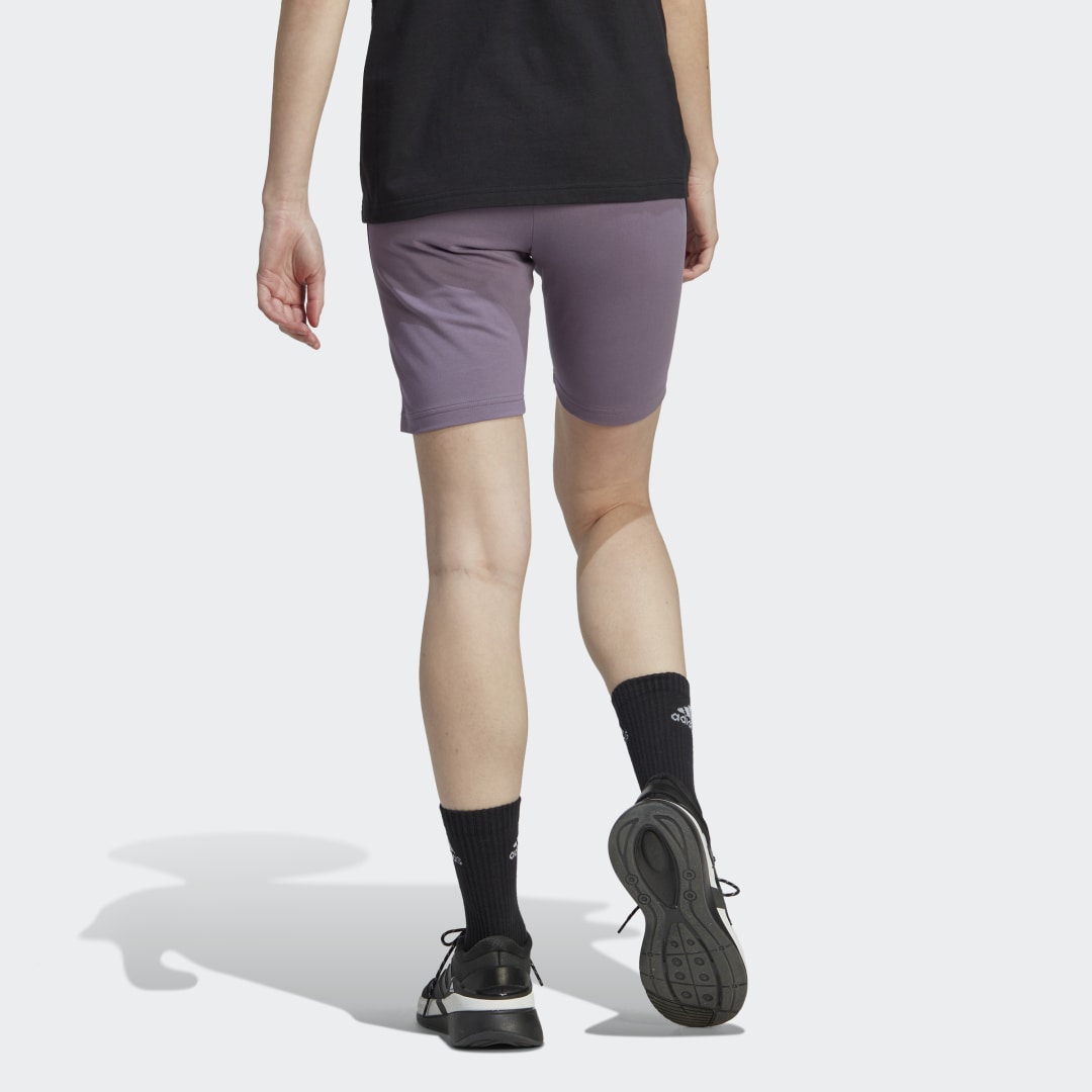 adidas Shorts de Ciclismo Future Icons 3 Rayas Mujer, Violeta