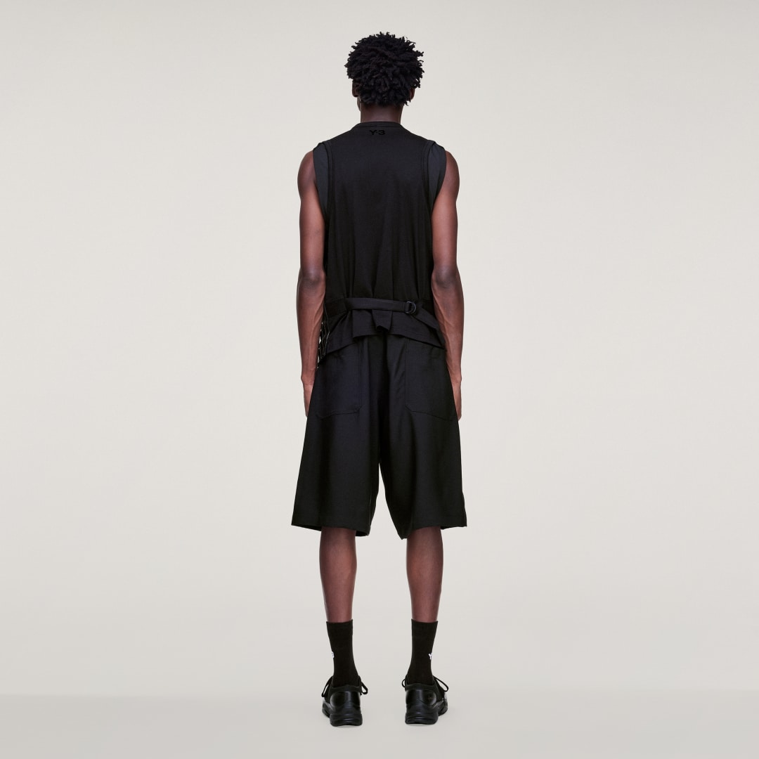 Thumbnail - Y-3 SPORT UNIFORM SHORTS MIT FALTEN