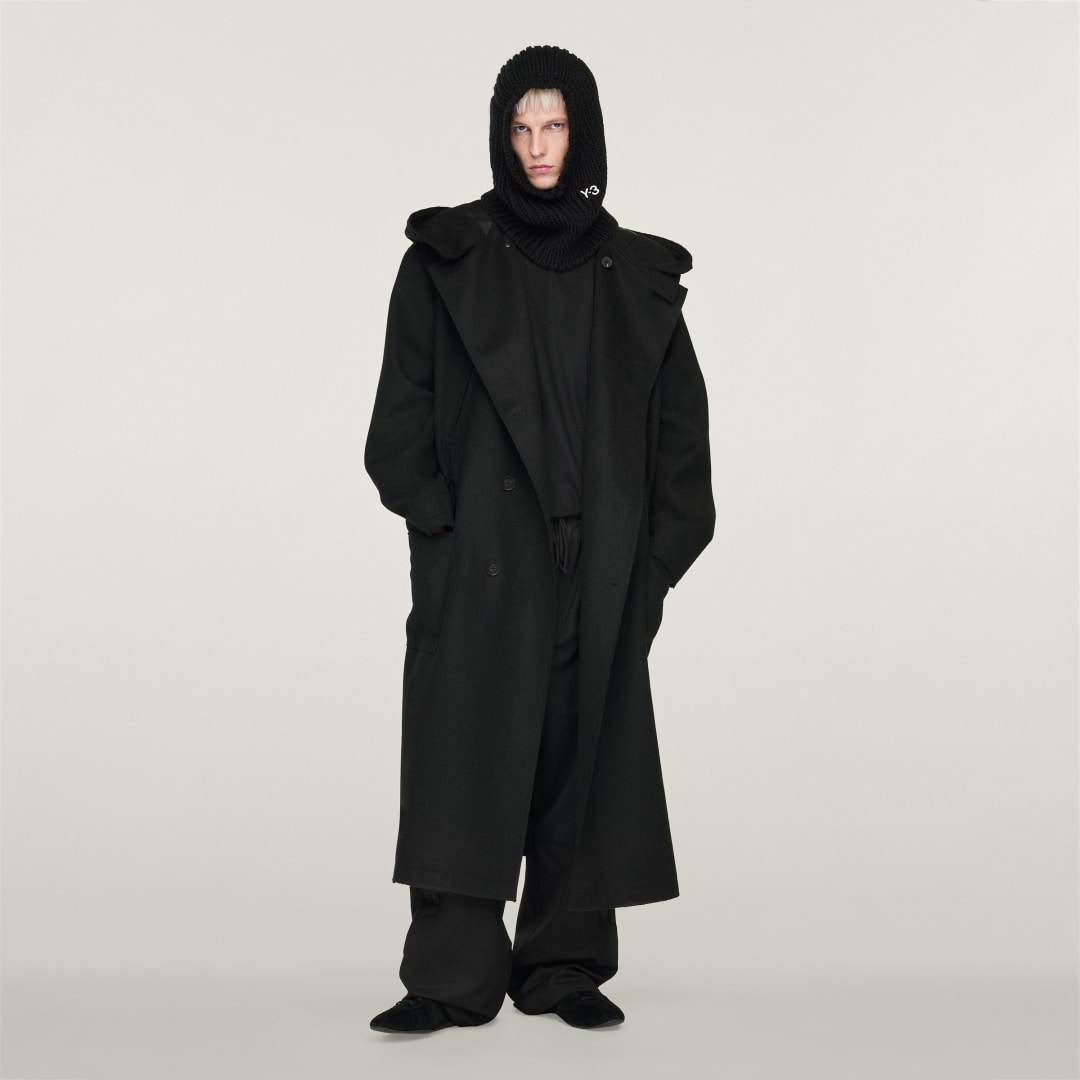 Adidas Y-3 Bonded Melton Coat
