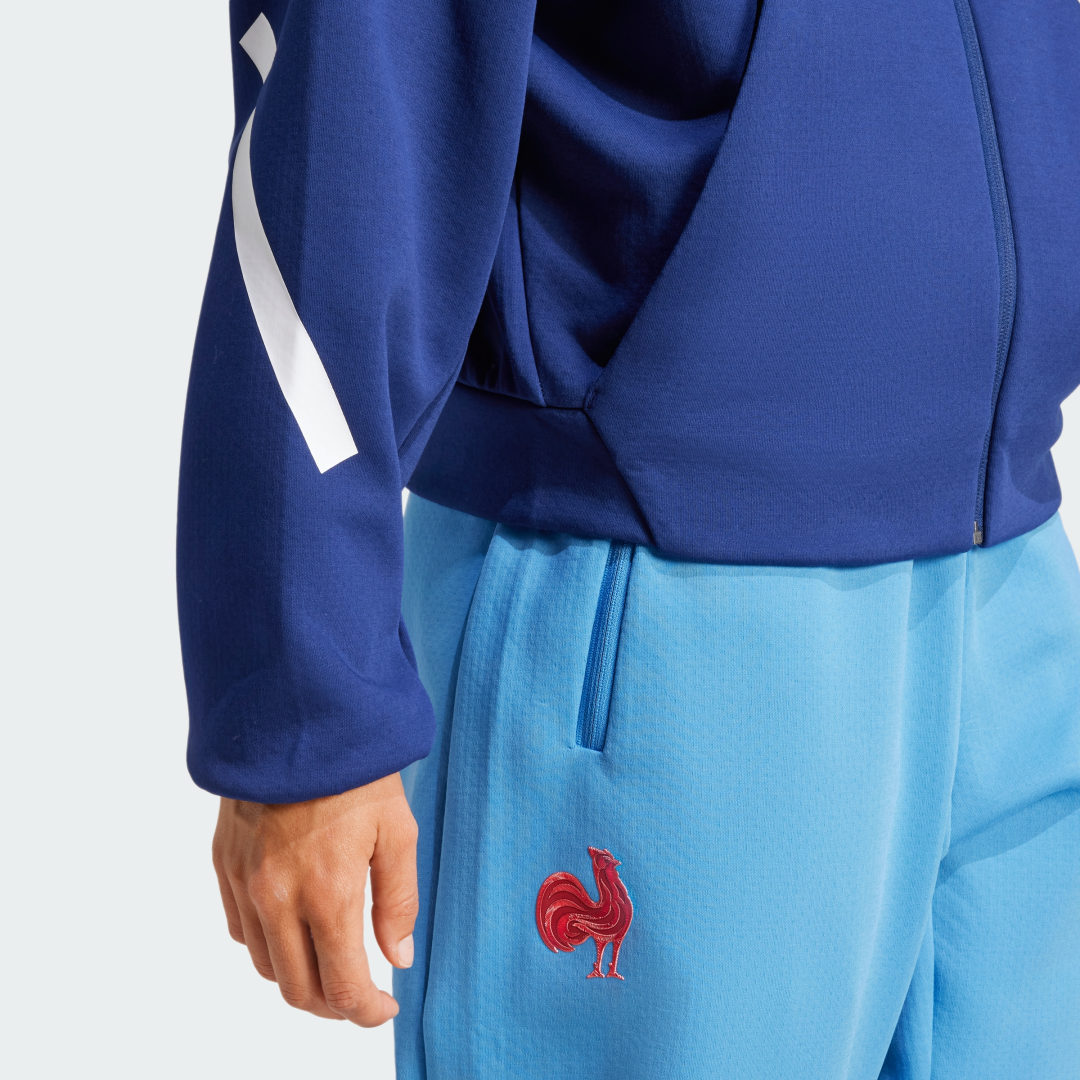 Adidas France Travel Z.N.E. Full-Zip Hooded Track Top