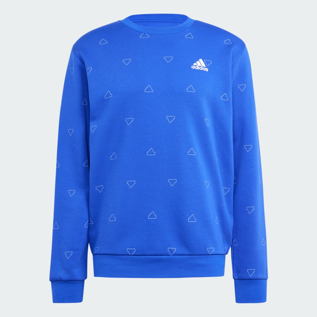 Adidas Seasonal Essentials Monogram Graphic Sweatshirt