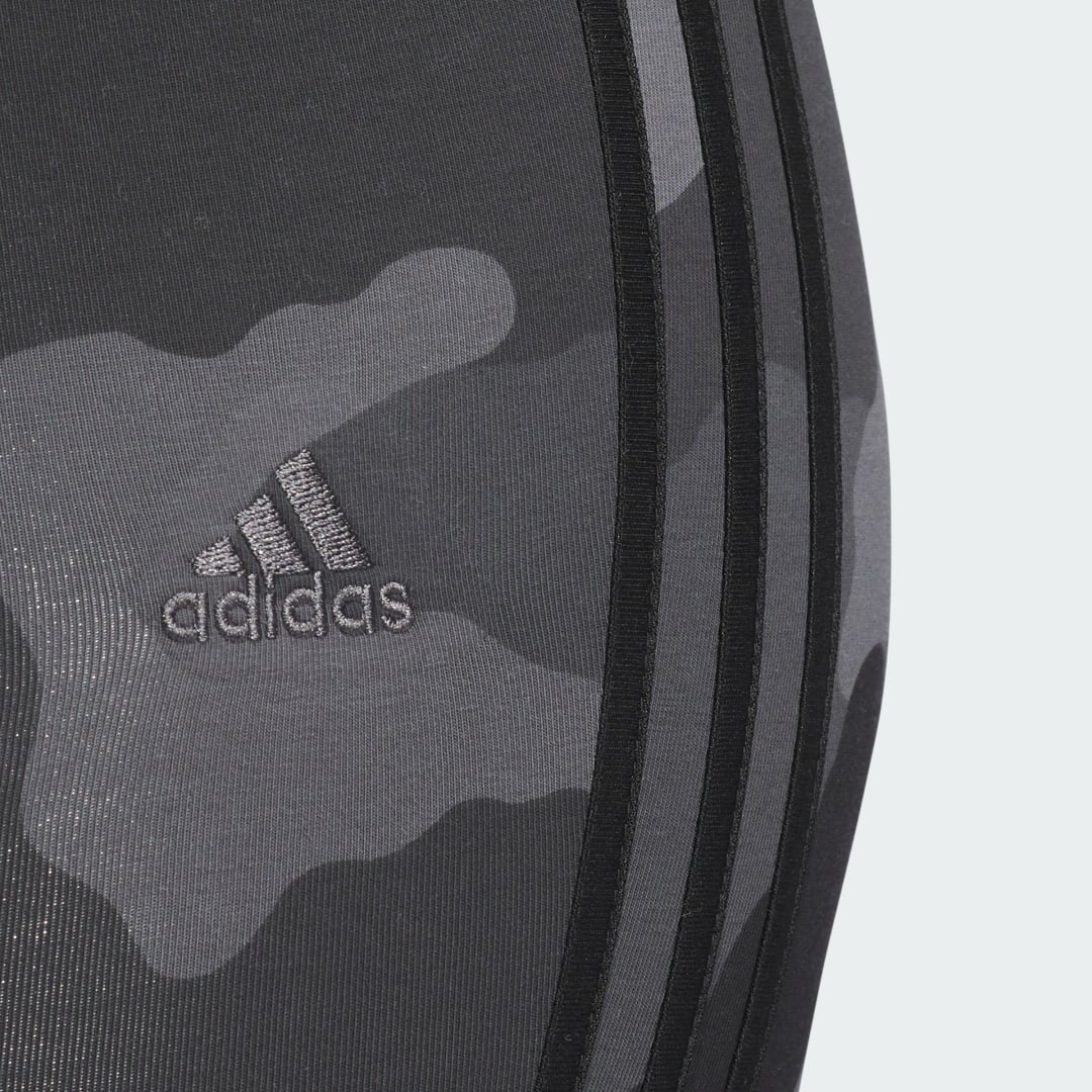 Adidas Essentials 3-Stripes Camo Print 7 8 Length Leggings (Plus Size)