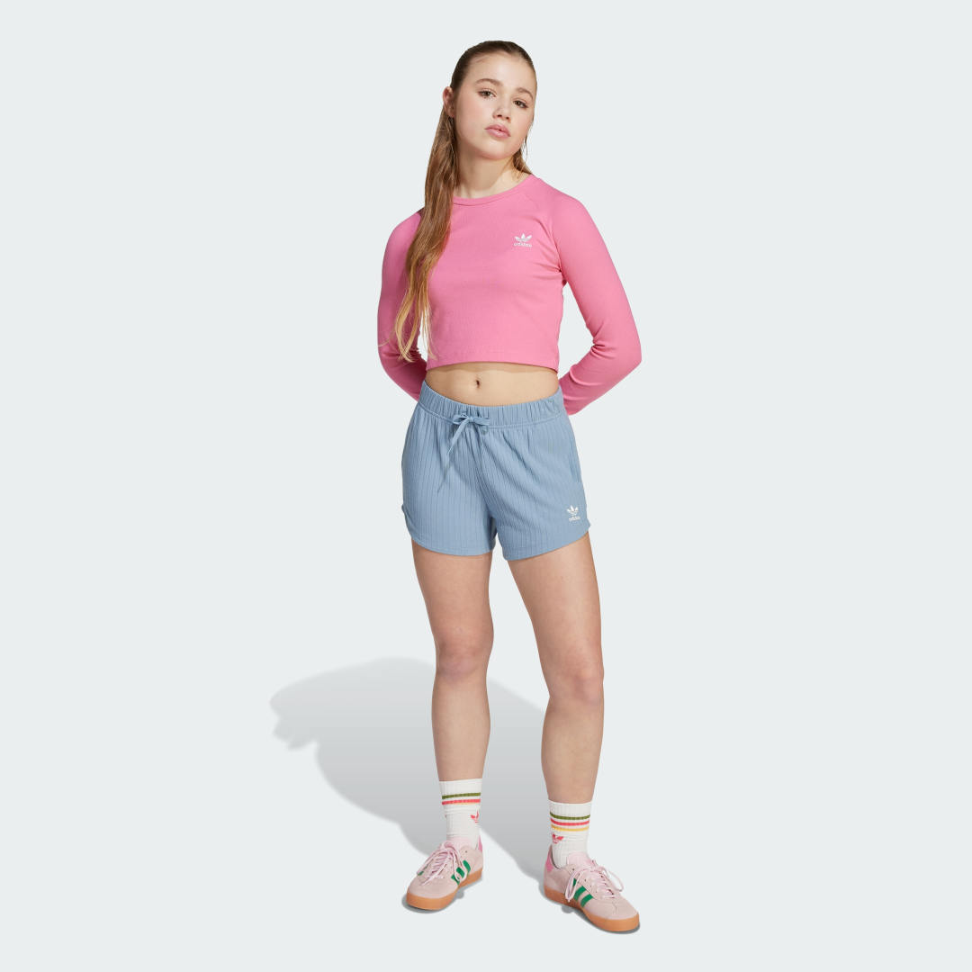 Thumbnail - Ribbed Kids Shorts