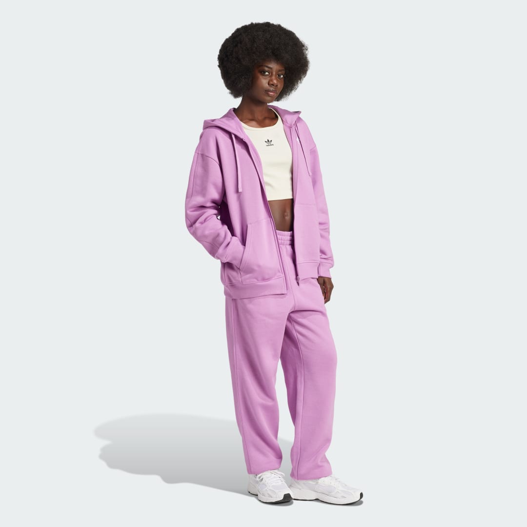 Sweat shirt adidas Hoodie Essentials Full Zip Fleece IT - vue 3