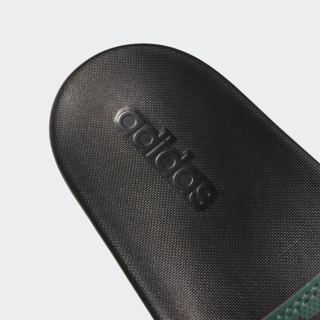 

adidas Sandalias Adilette Comfort Unisex, Negro/negro/blanco