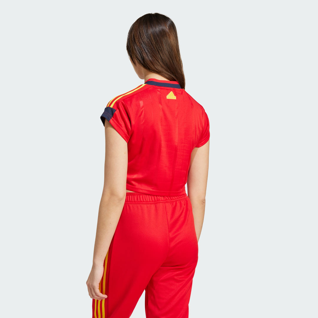 Maillot crop top à 3 bandes coupées Tiro