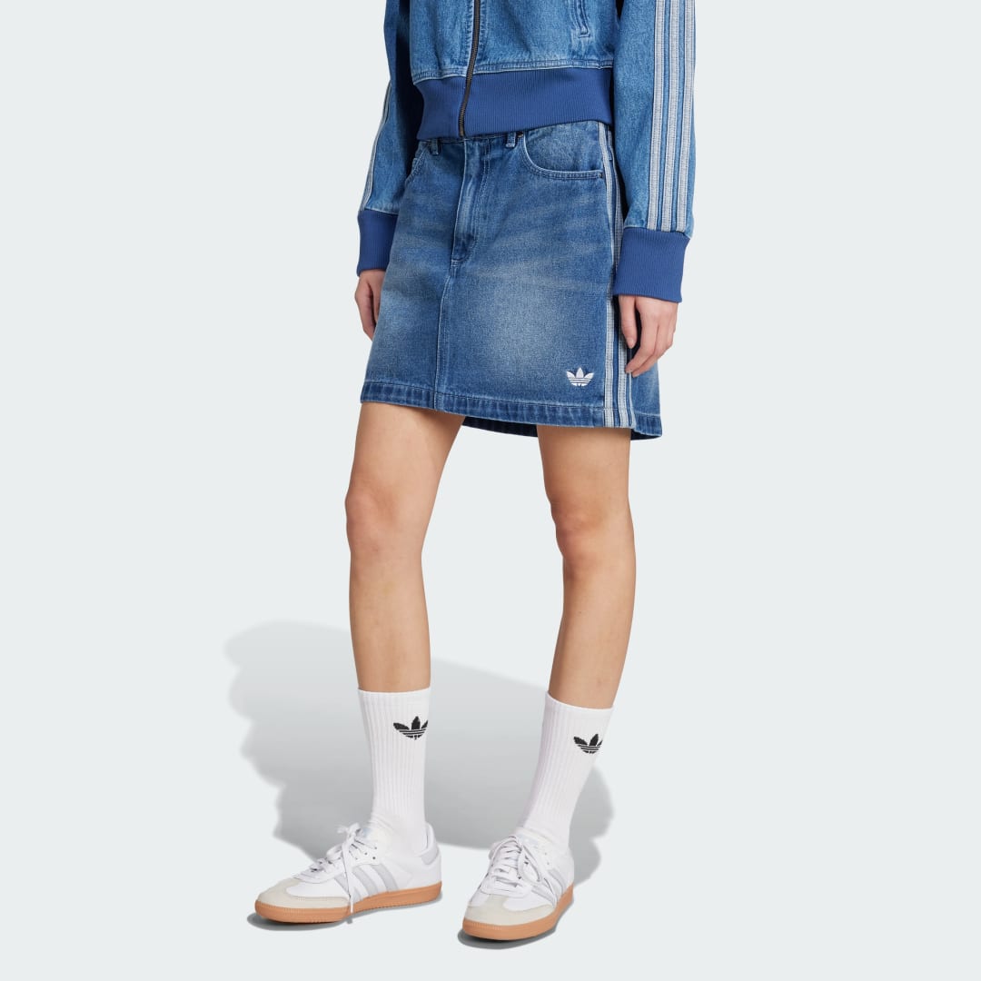 Adidas Adicolor 3-Stripes Denim Minirok