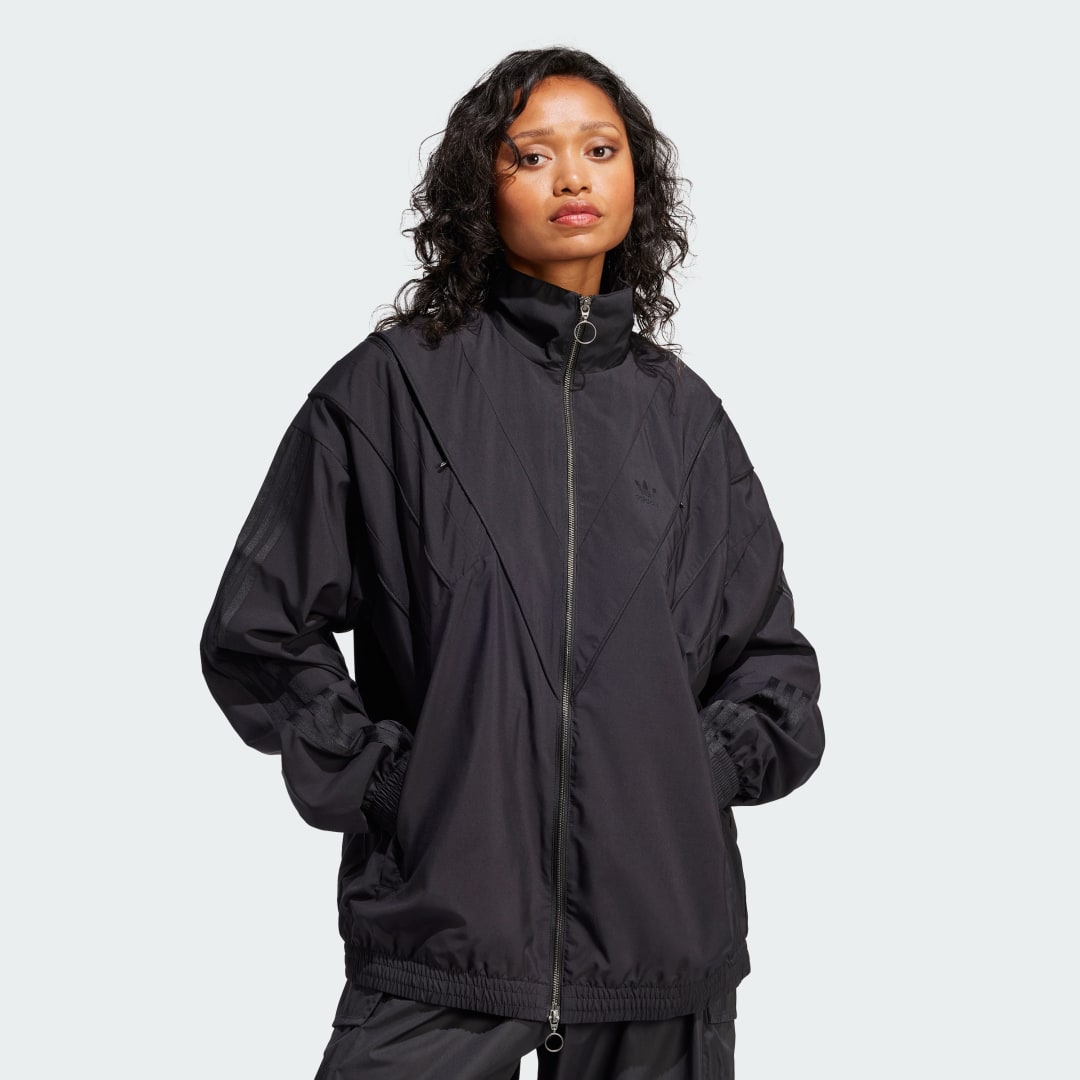 Adidas Originals Jas met opstaande kraag Black Unisex