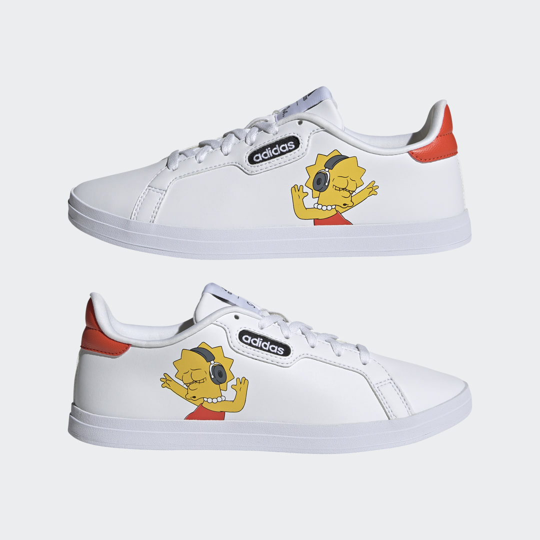 фото Кроссовки courtpoint base the simpsons adidas performance