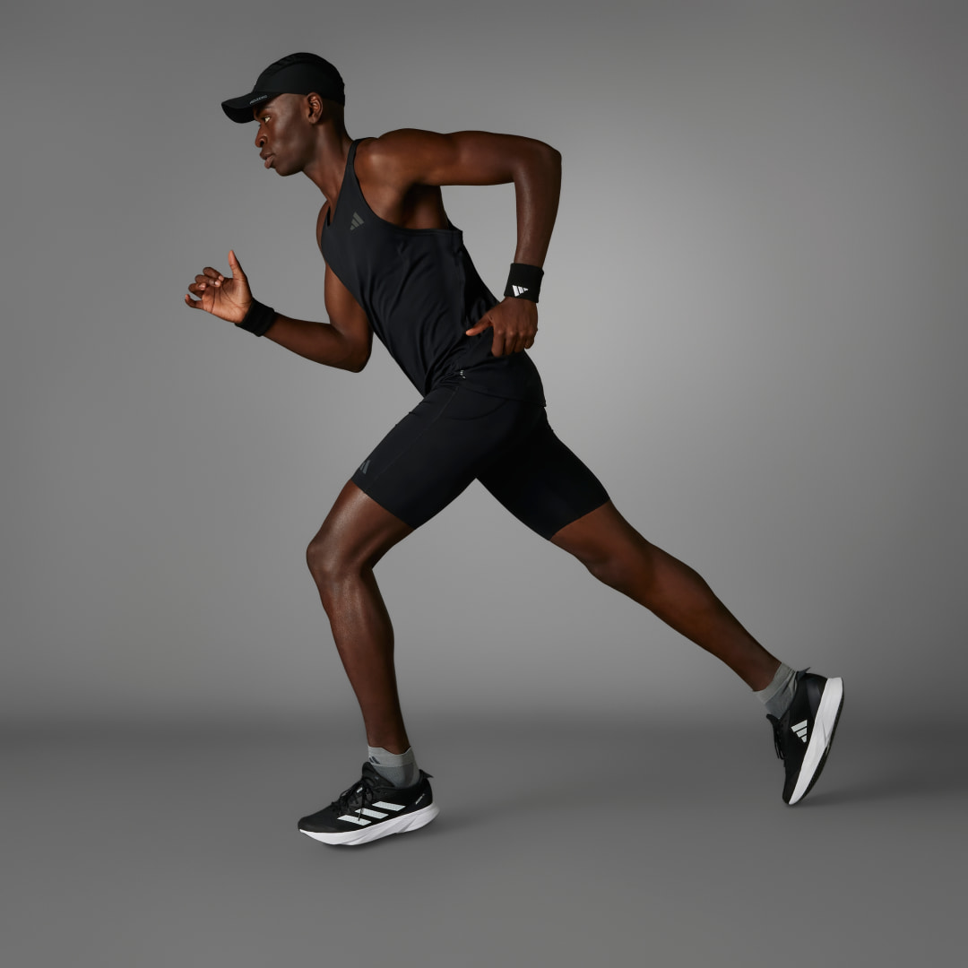 

adidas Esqueleto Adizero Running Hombre, Negro