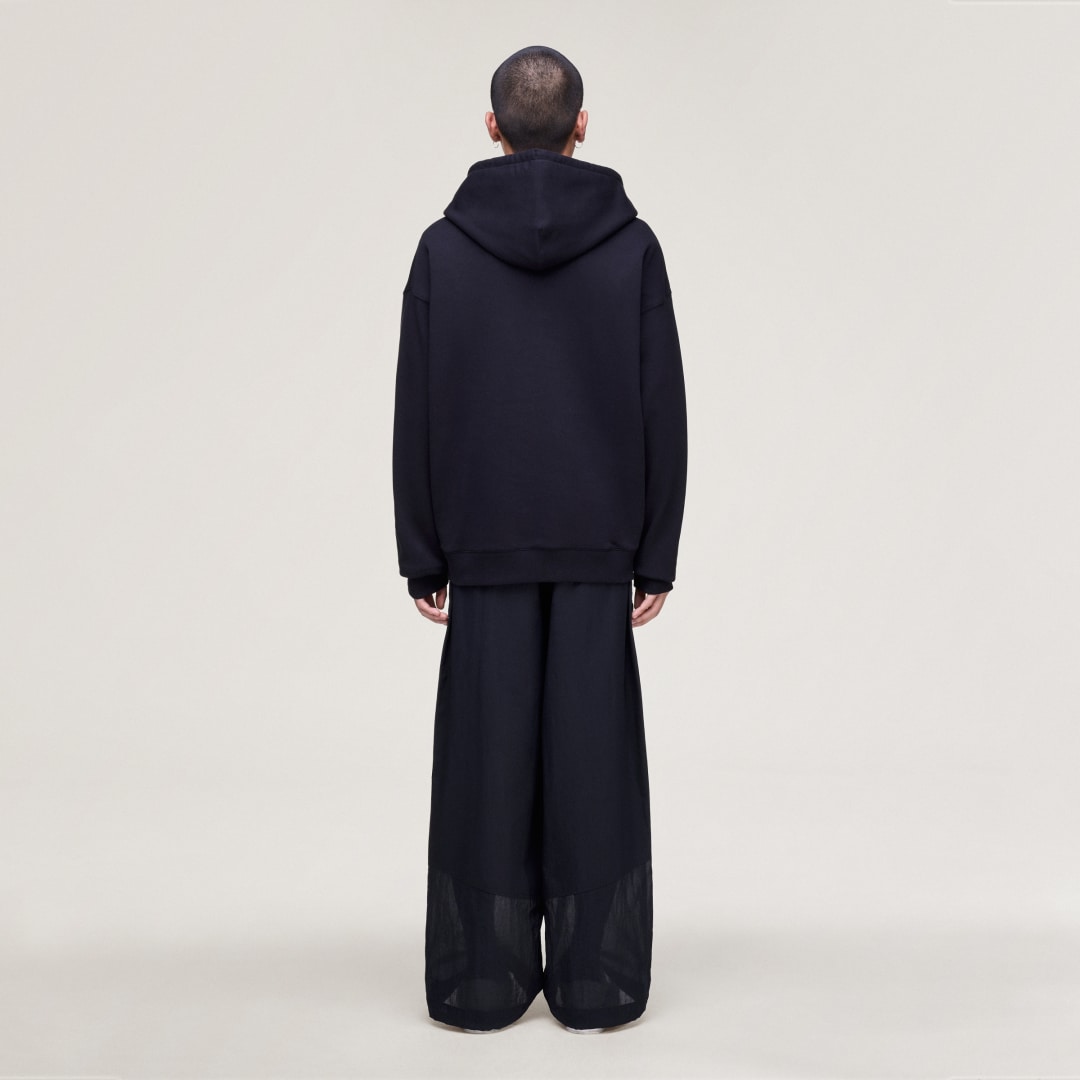 Thumbnail - Y-3 HOODIE AUS ANGERAUTEM FROTTEE GFX