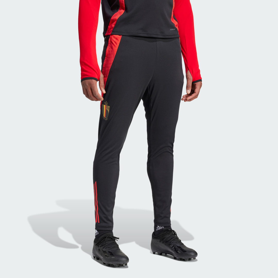 Adidas België Trainingsbroek Black Better Scarlet- Heren Black Better Scarlet