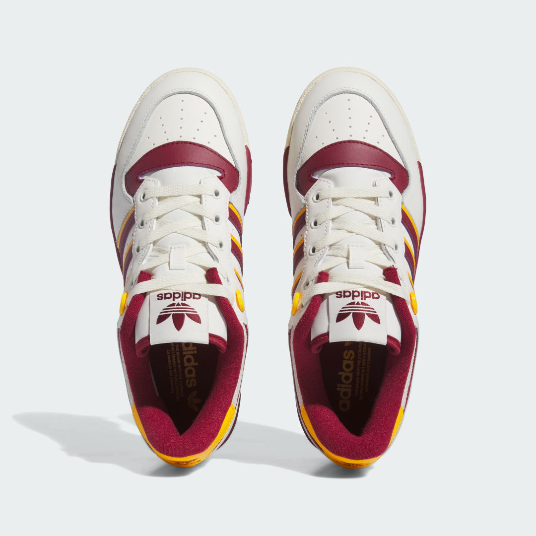 Adidas Rivalry sneaker Cloud White / Team Coll Burgundy 2 / Crew Yellow