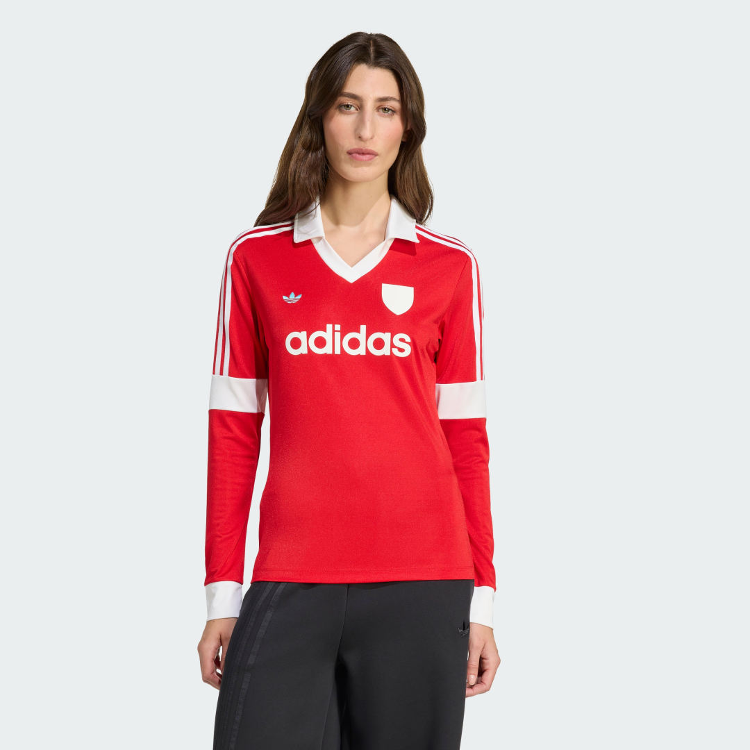 Adidas Graphic Football Sportshirt met Lange Mouwen
