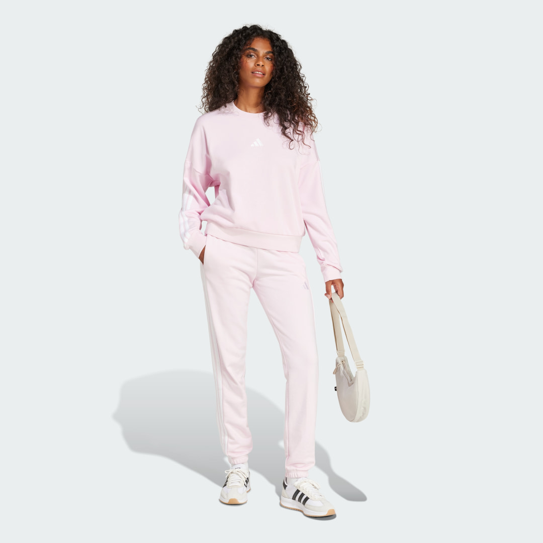 Adidas Essentials 3-Stripes French Terry Cuffed Broek