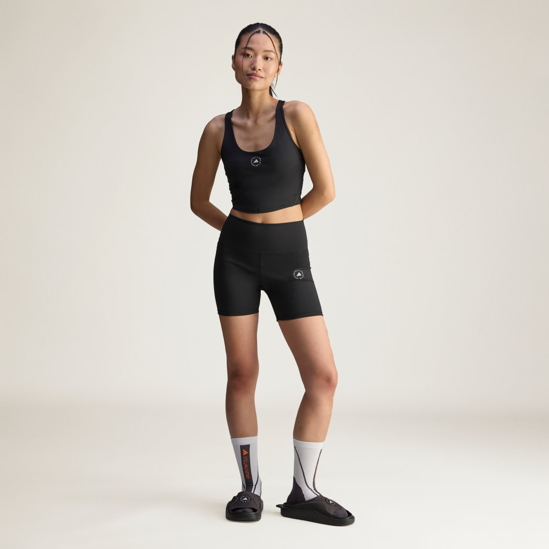 Thumbnail - adidas by Stella McCartney Yoga-Leggings, kurz geschnitten