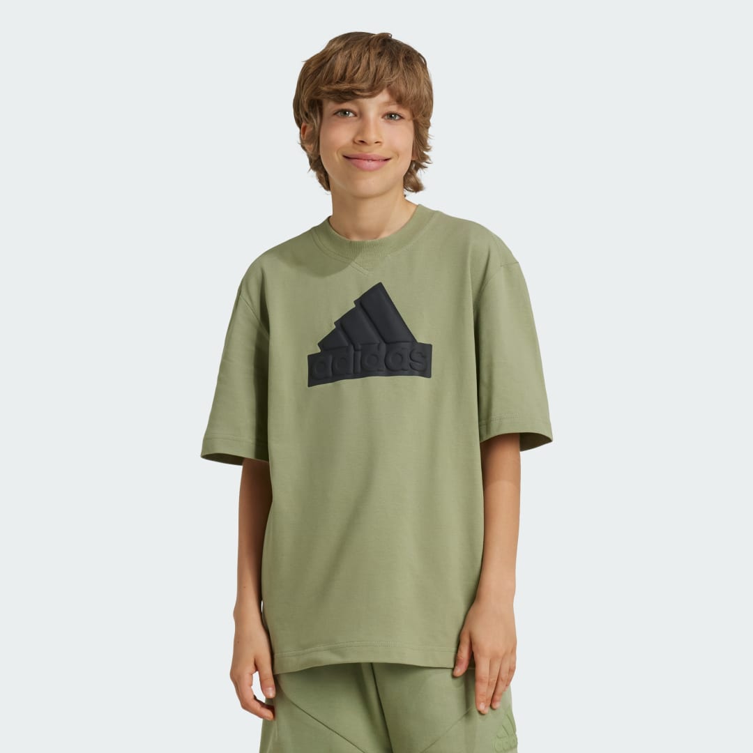 T shirt enfant adidas U fi logo t - vue 10