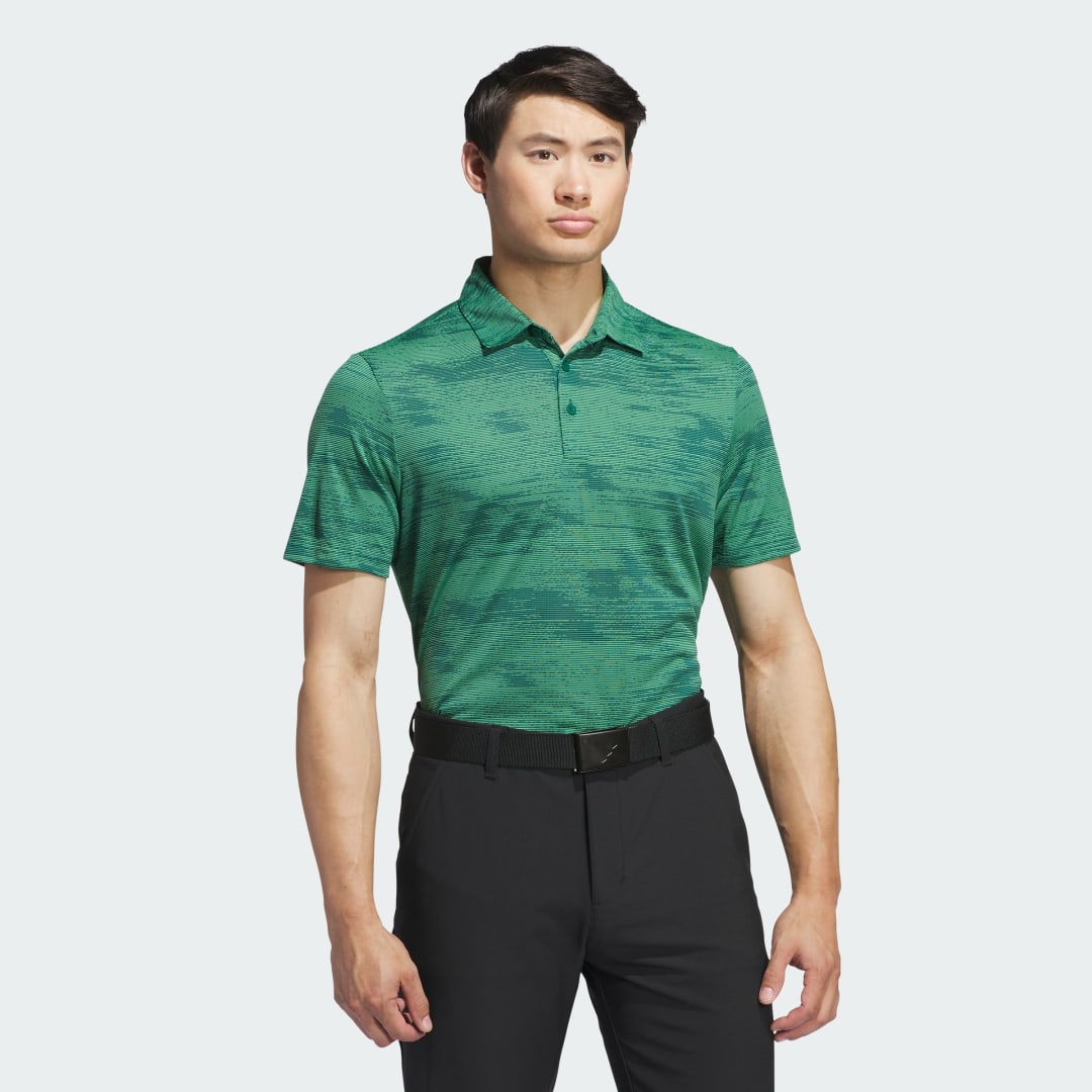 Adidas Ultimate365 Textured Stripe Poloshirt