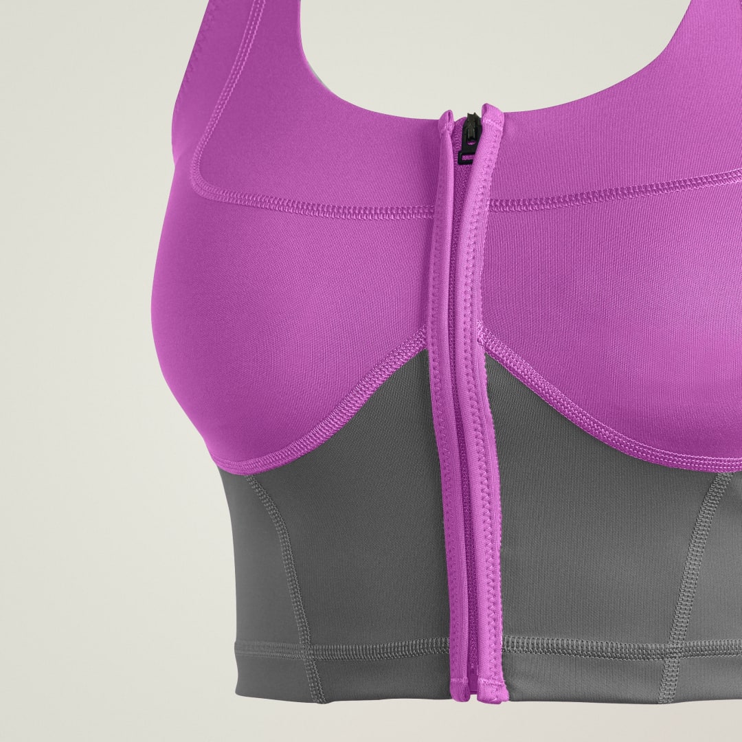 Adidas by Stella McCartney Two-Tone Croptop met Rits