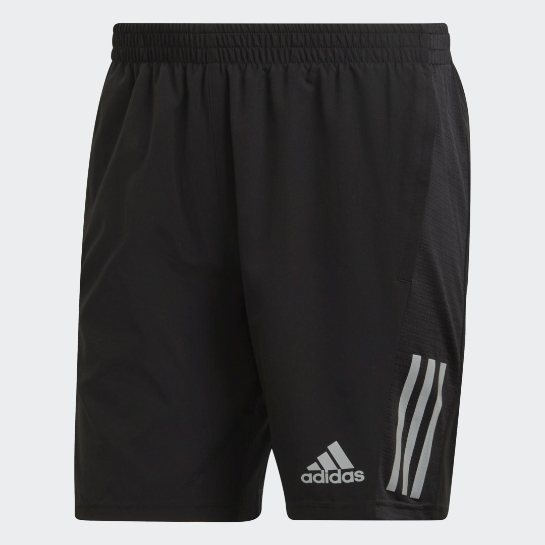 

adidas Shorts Own the Run Hombre, Negro/reflective plata