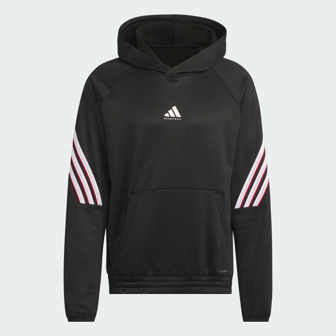 Sweat shirt à capuche molleton adidas Basketball Crazy Warm - vue 4