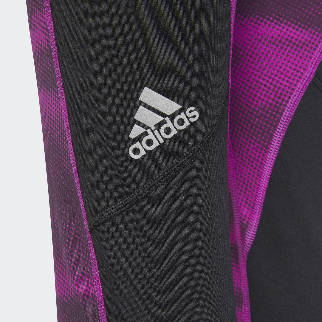 фото Теплые светоотражающие леггинсы techfit aeroready stretch adidas performance