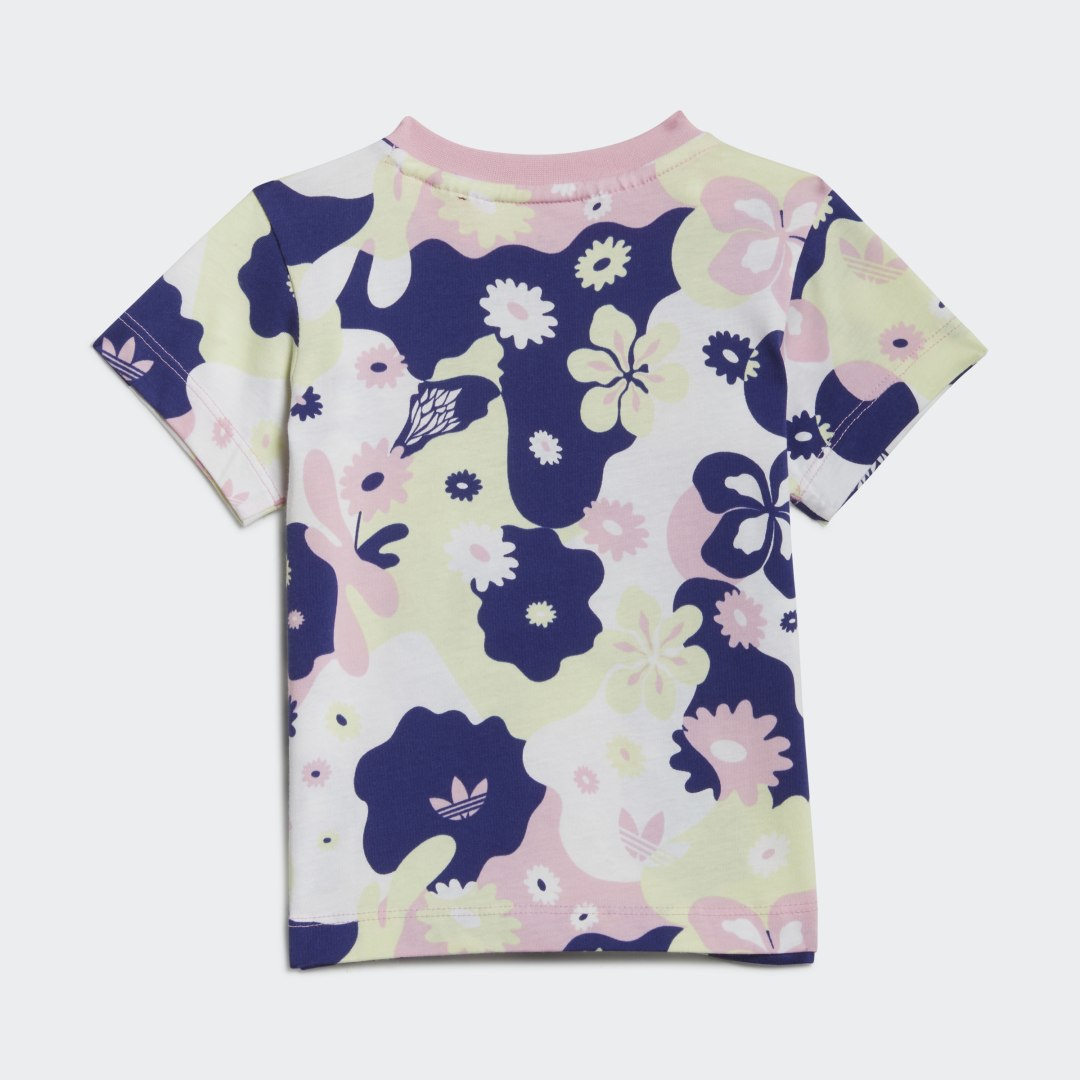 фото Футболка flower allover print adidas originals