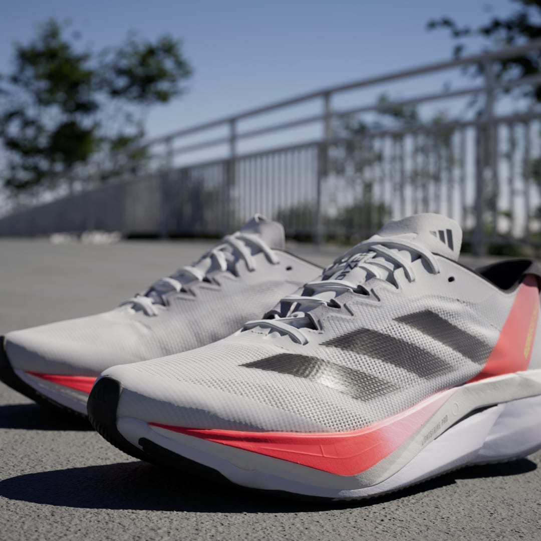 

adidas Tenis Adizero Boston 12 Hombre, Blanco