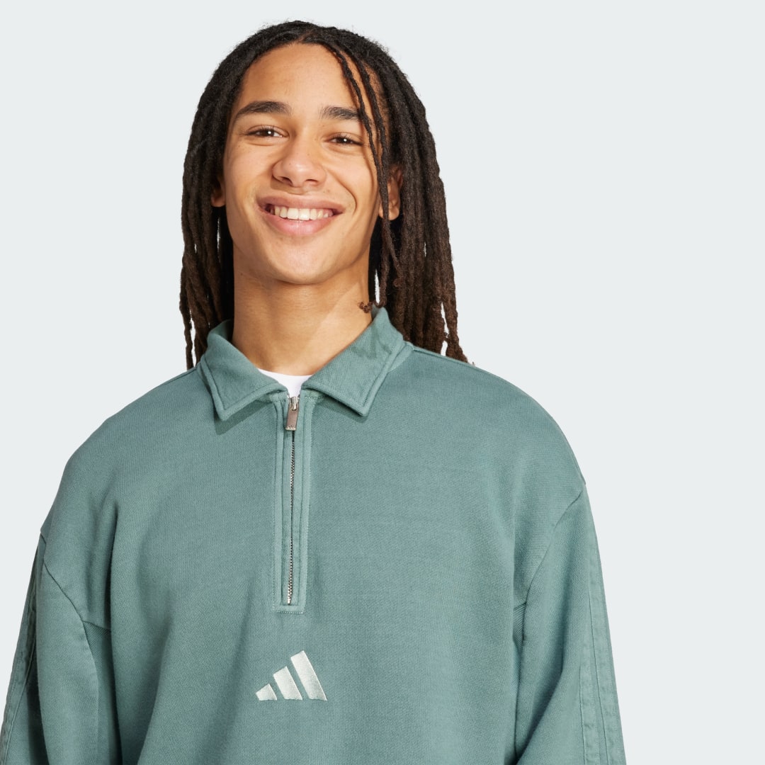 Adidas All SZN French Terry Washed Half-Zip