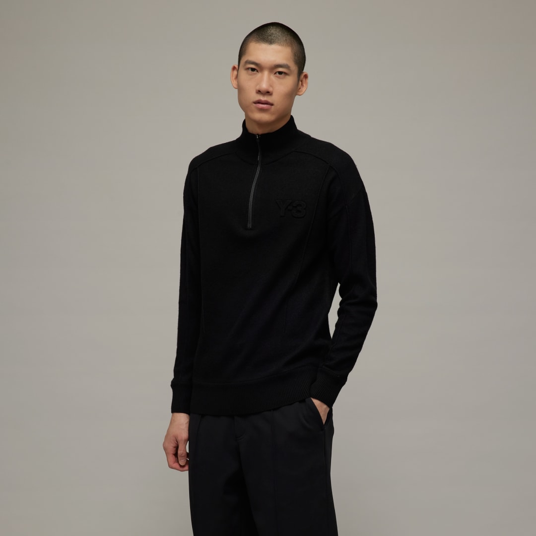 Y-3 Classic Merino Blend Knit Sweater Y-3 Classic Merino Blend Knit Sweater
