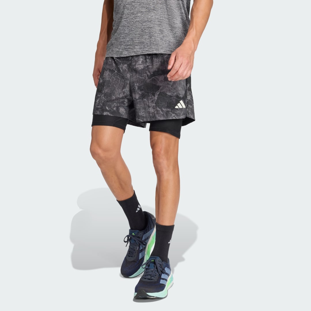 Adidas Own The Run Spray Dye 2-In-1 Short