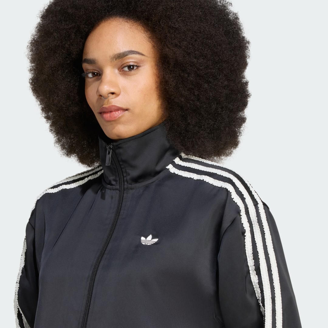 Adidas Originals Satin Firebird Trainingsjack Ruches 3-Stripes