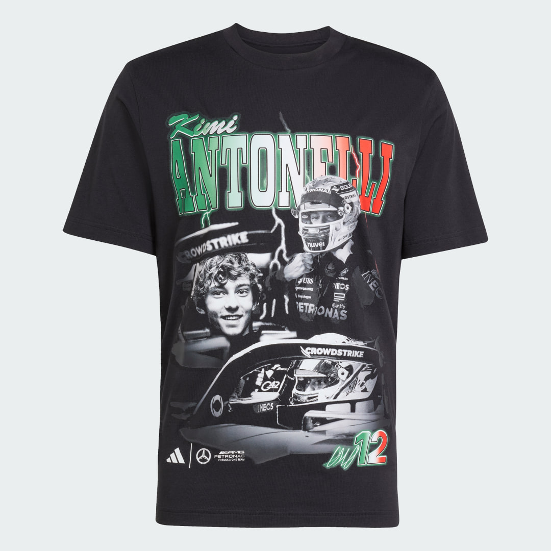 Adidas Mercedes AMG Petronas Formula One Team Kimi Antonelli Graphic T-shirt