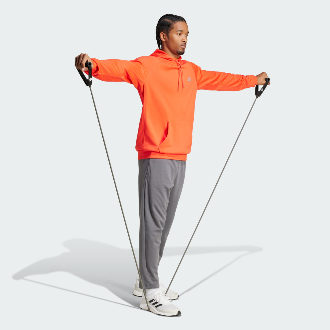 Adidas Game and Go Training Small Logo 3-Stripes Hoodie